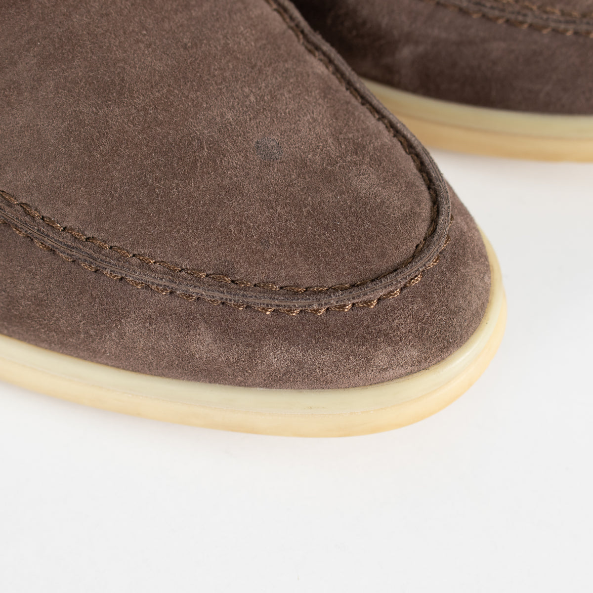 Loro Piana Beige Suede Open Walk Ankle Boots