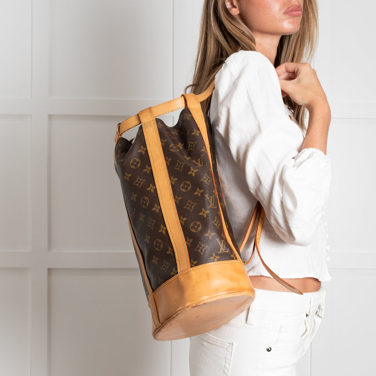 Louis Vuitton (1997) brown, vintage, Randonnée backpack