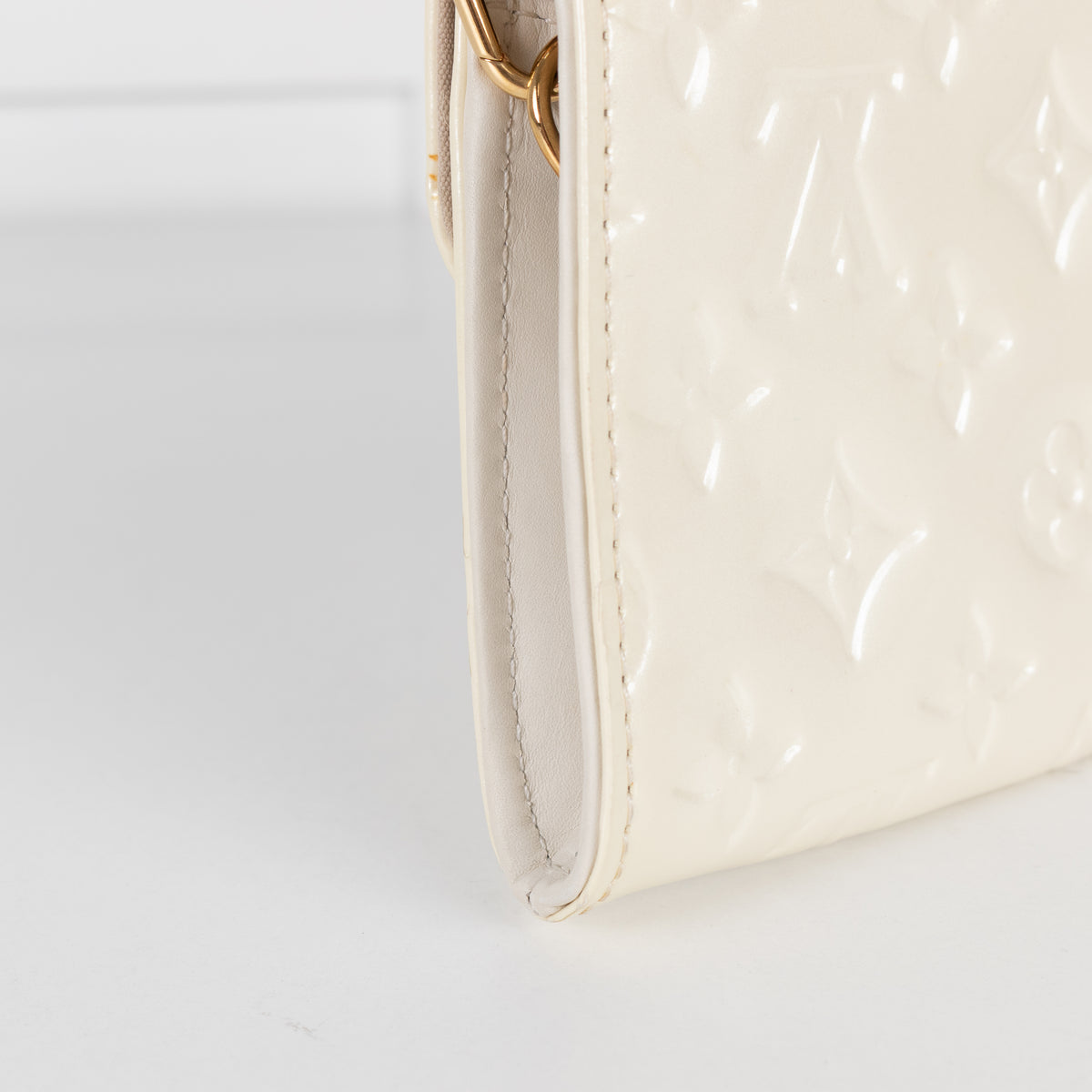 Louis Vuitton Cream Monogram Vernis Sunset Boulevard Shoulder Bag