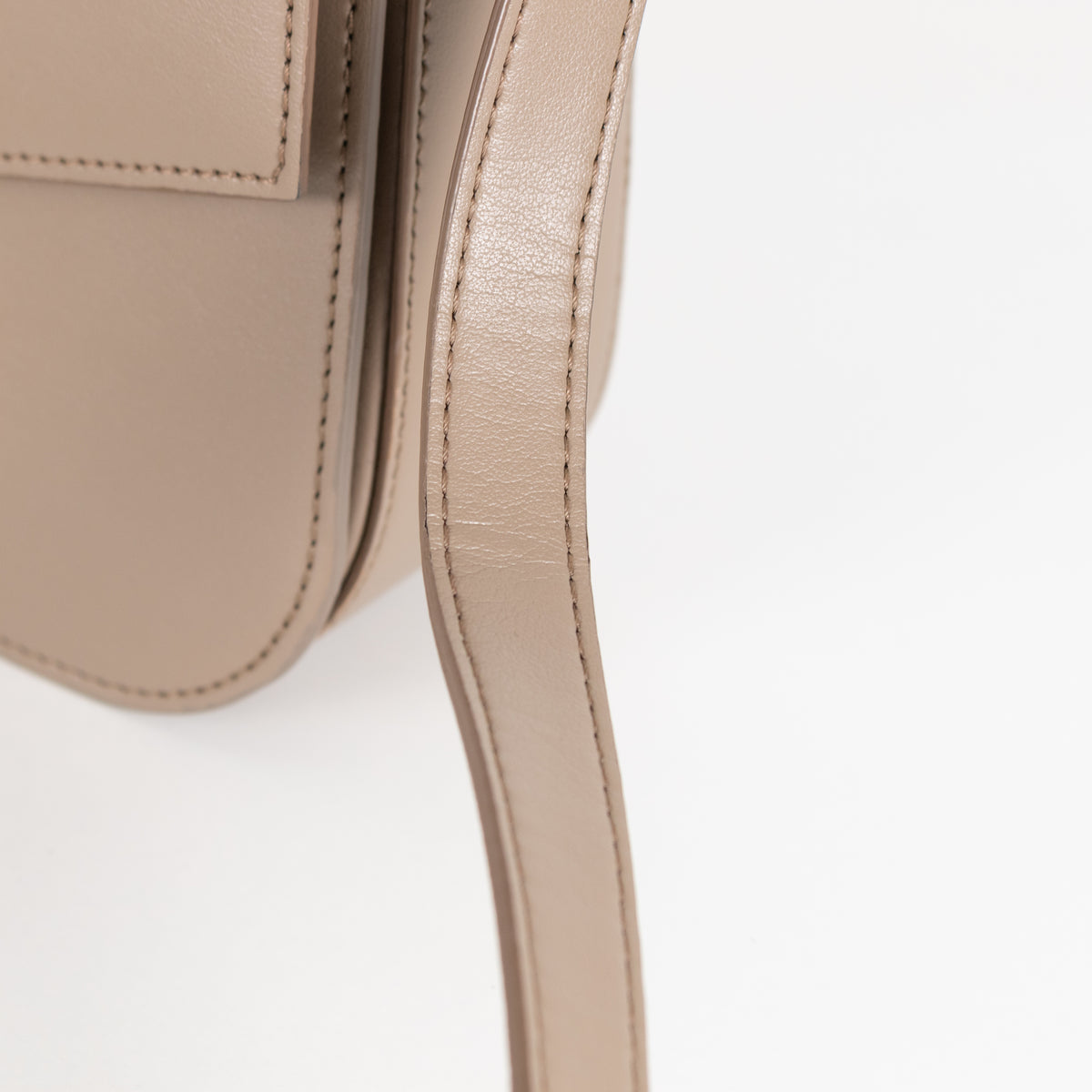DeMellier The Vancouver Taupe Leather Crossbody Bag