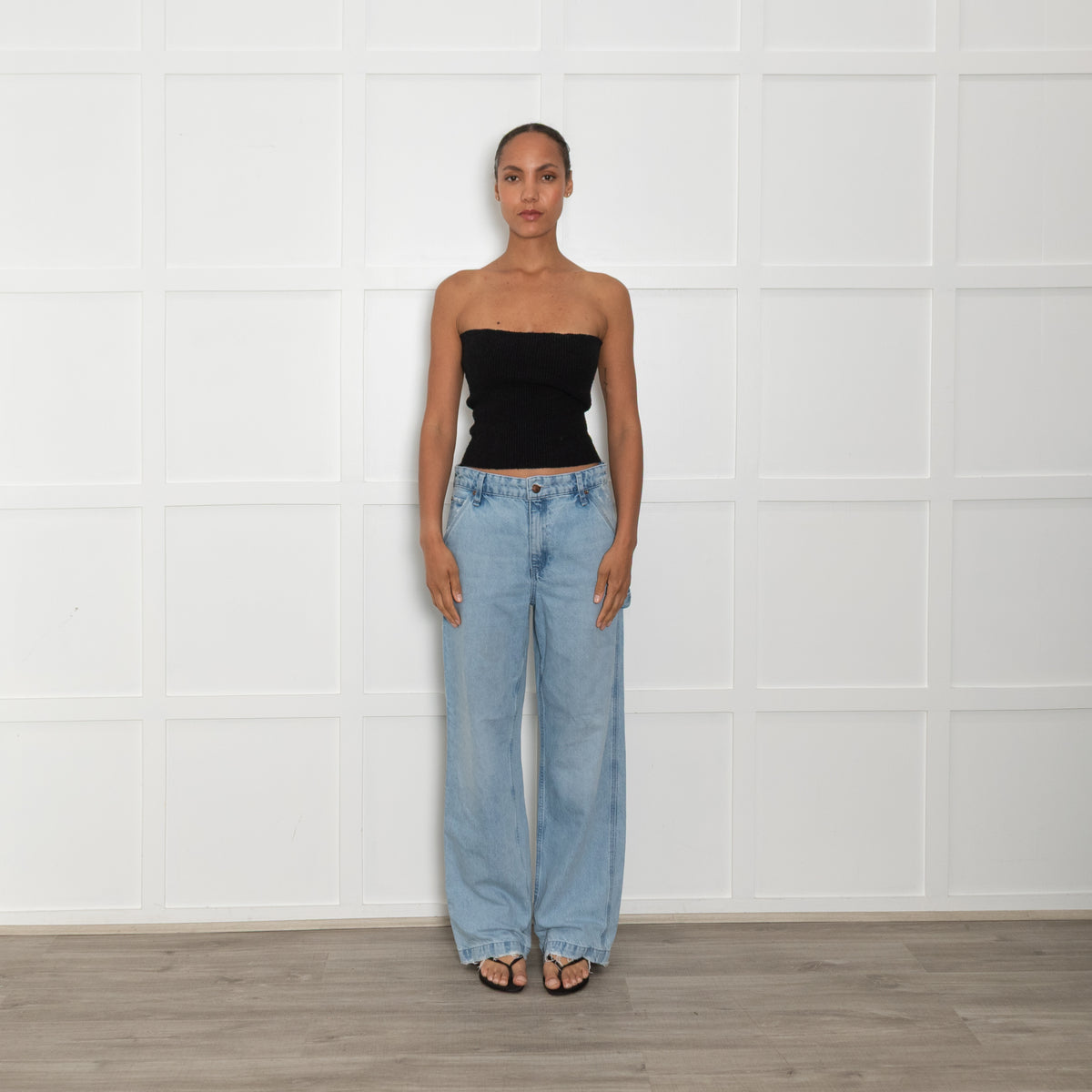 Rag & Bone Light Blue Denim Cargo Jeans