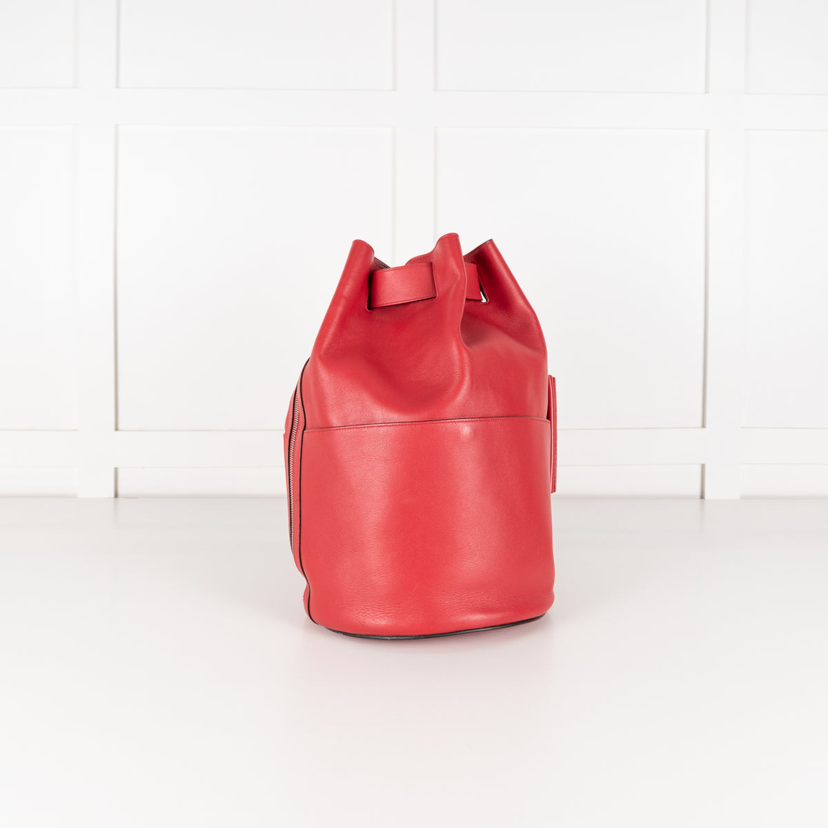 Byredo Red Leather Bucket Bag