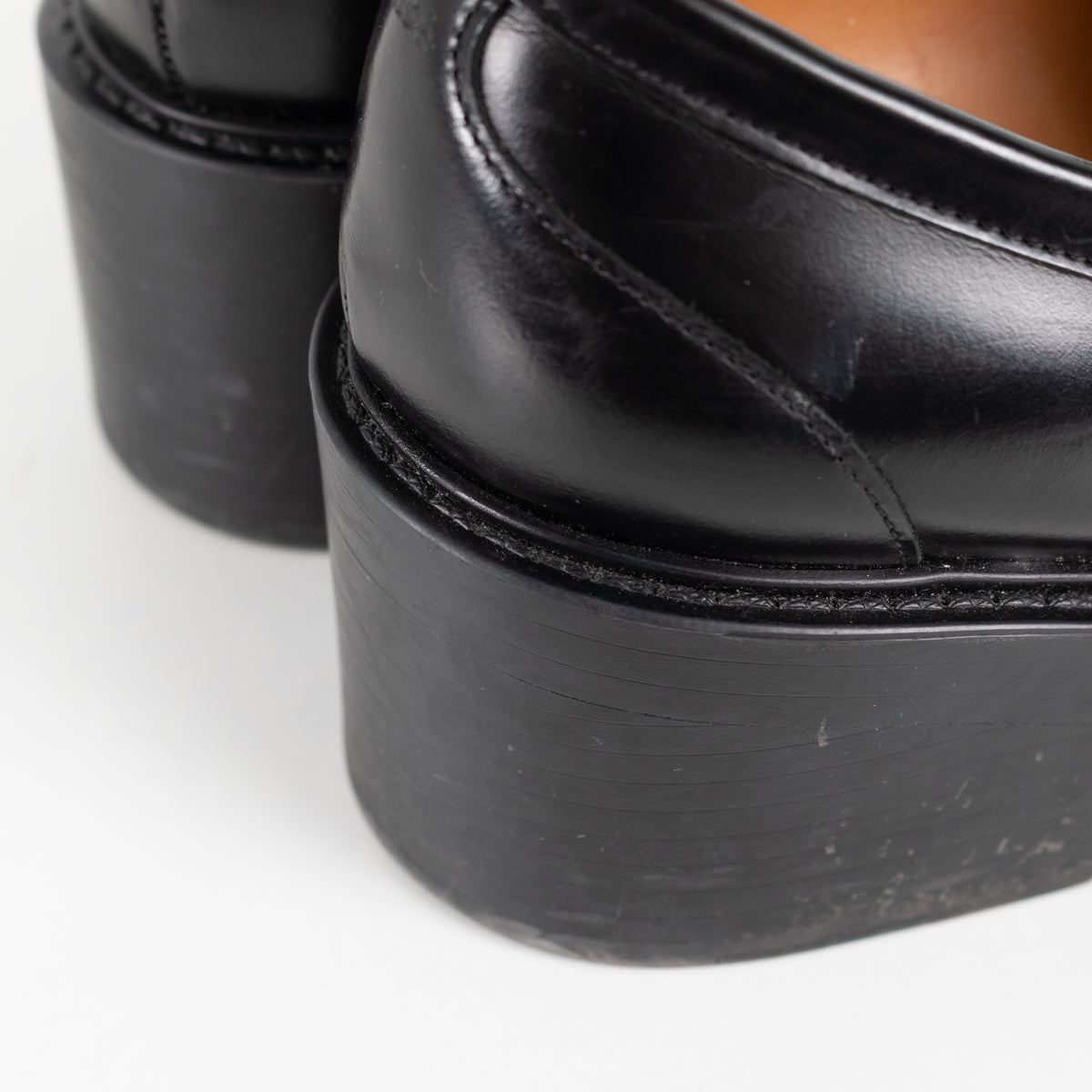 Chloe Black Leather Marcie Loafers