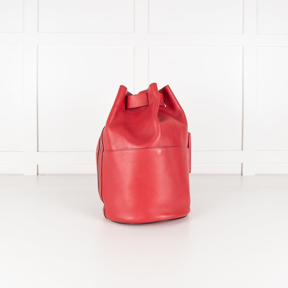 Byredo Red Leather Bucket Bag