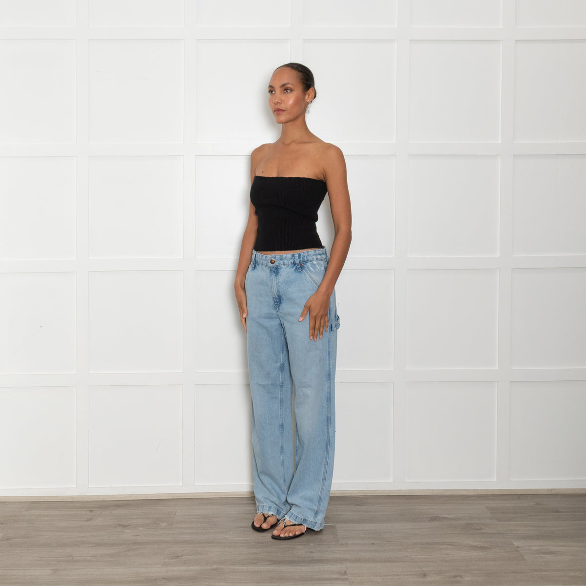 Rag & Bone Light Blue Denim Cargo Jeans