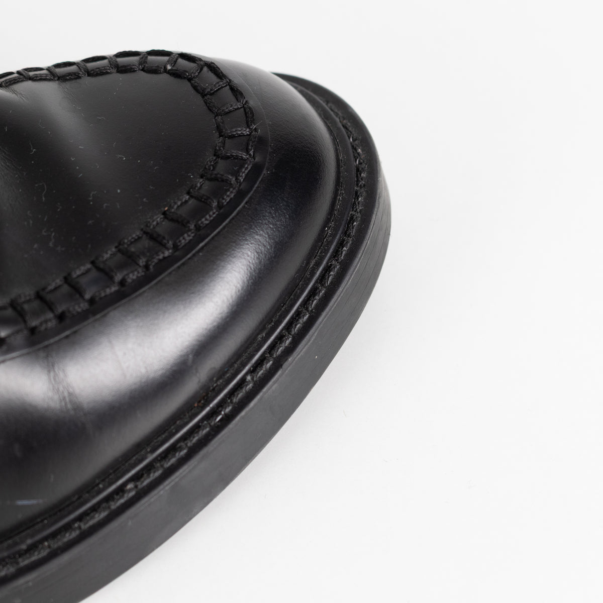 Chloe Black Leather Marcie Loafers