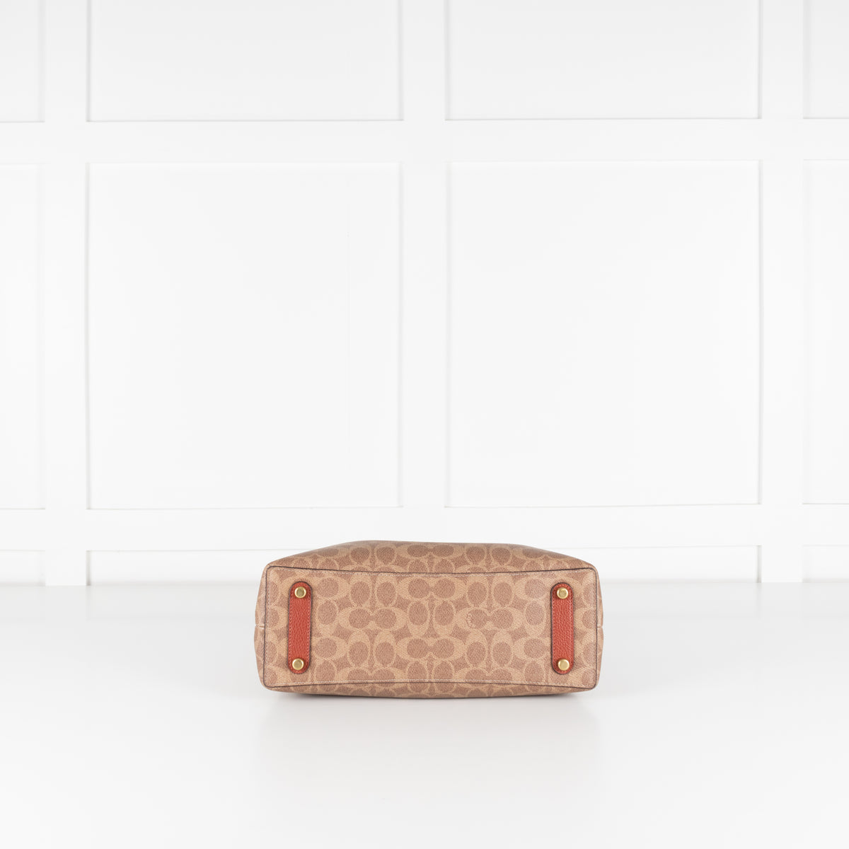 Coach Coated Canvas Logo Shoulder Bag with Multi Straps