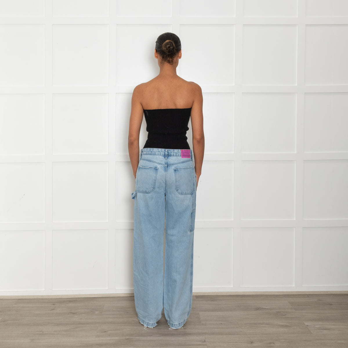 Rag & Bone Light Blue Denim Cargo Jeans
