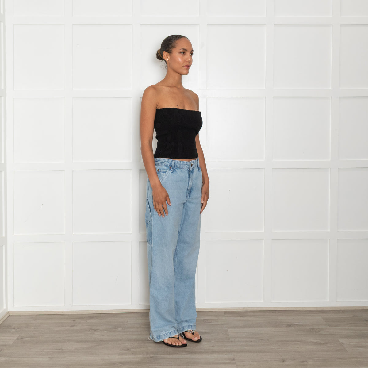Rag & Bone Light Blue Denim Cargo Jeans