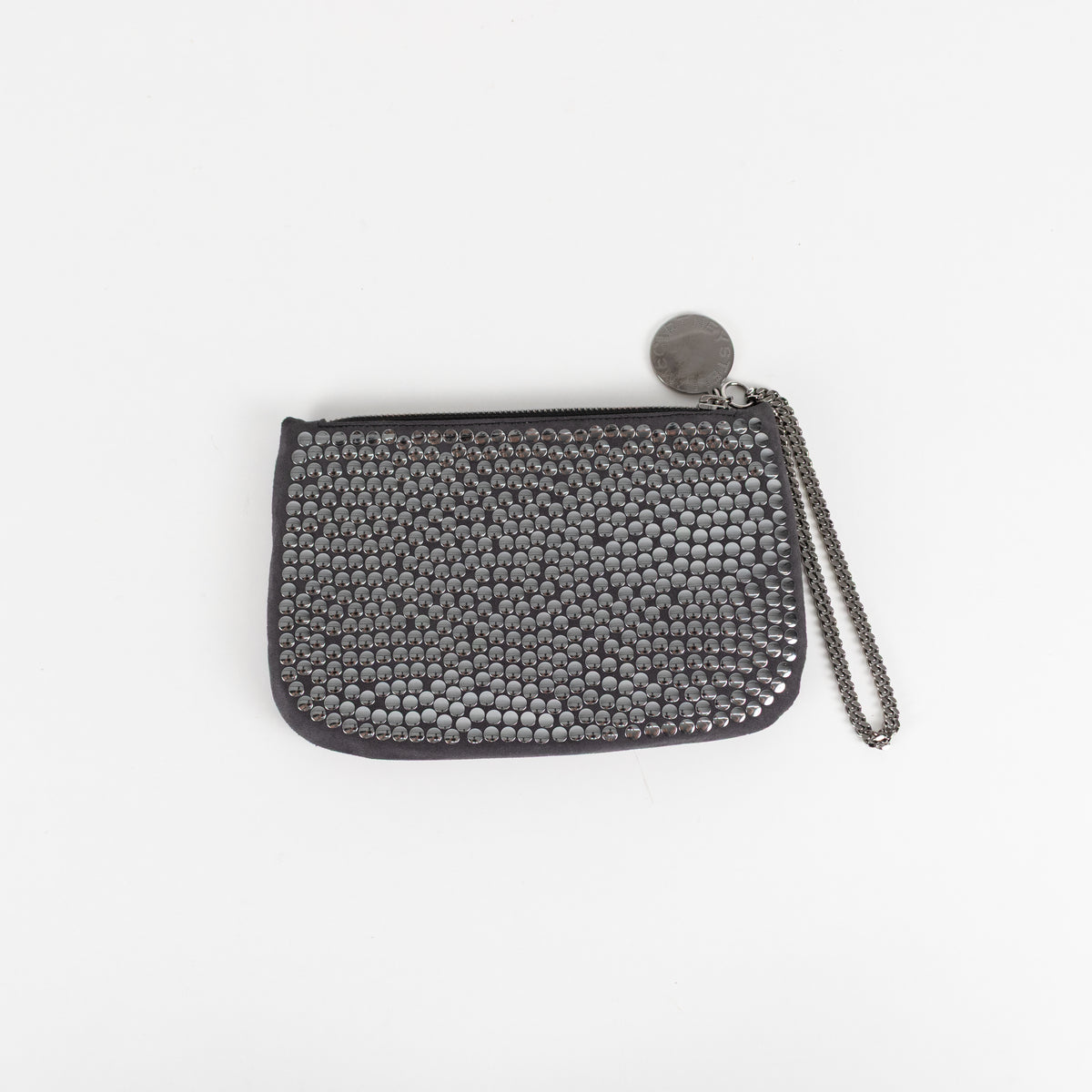 Stella McCartney Silver Studded Black Pouch
