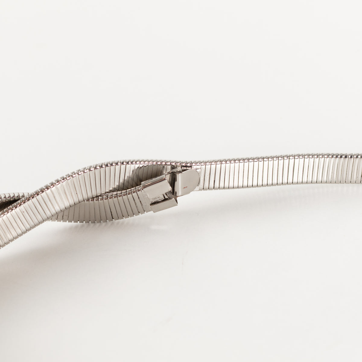 Sandro Silver Snake Chain Braided Detail Belt