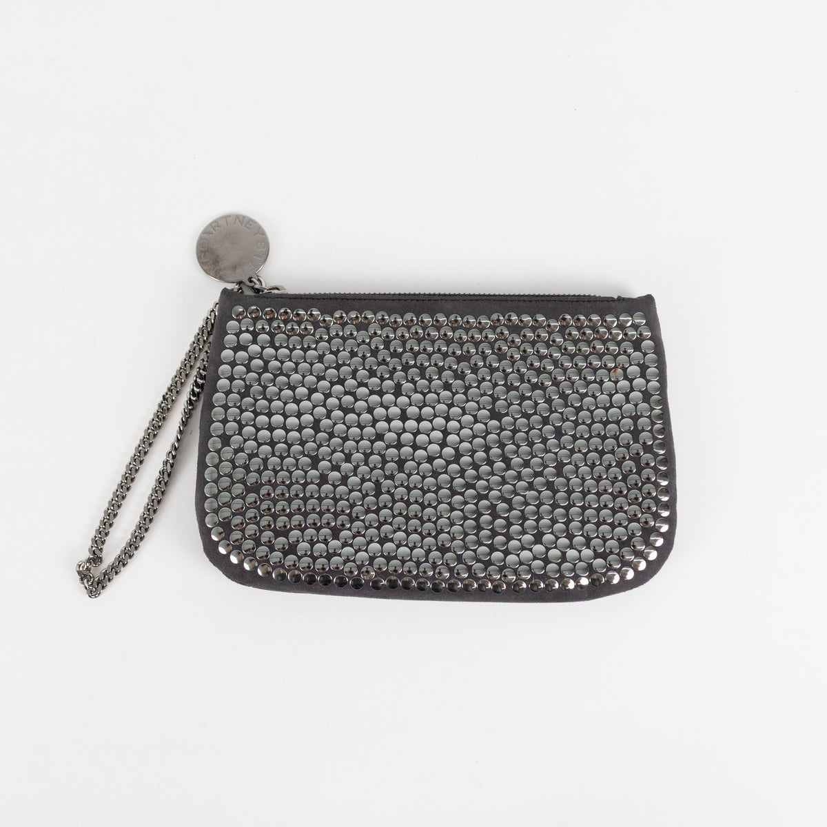 Stella McCartney Silver Studded Black Pouch