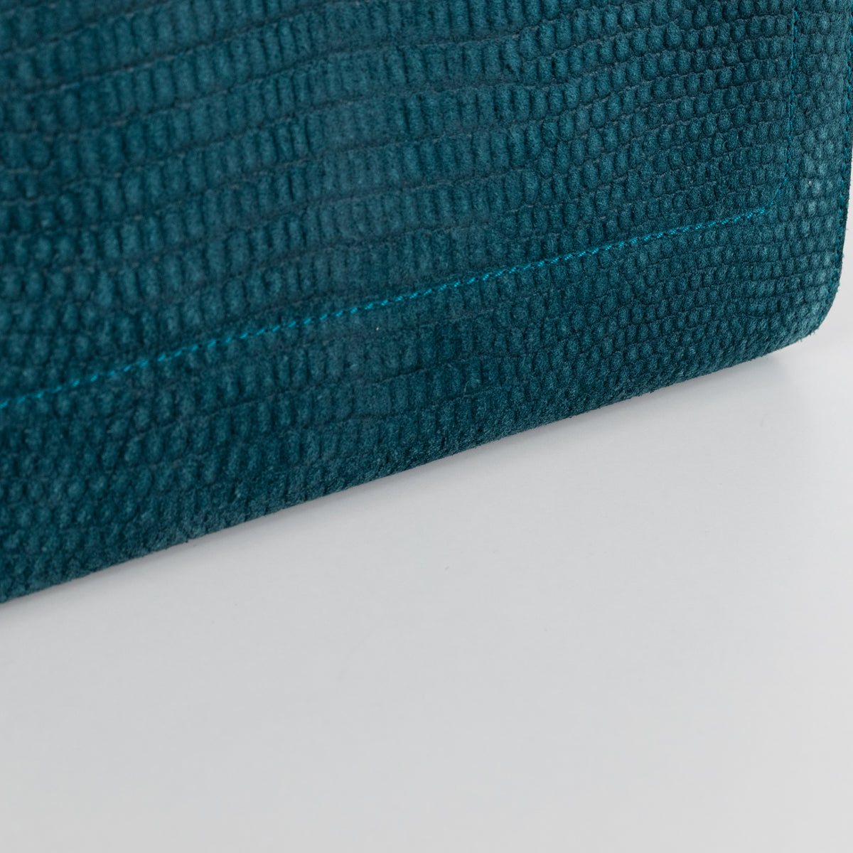 Yves Saint Laurent Teal Le Sixieme Suede Bag