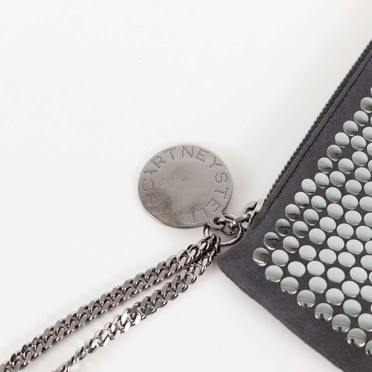 Stella McCartney Silver Studded Black Pouch