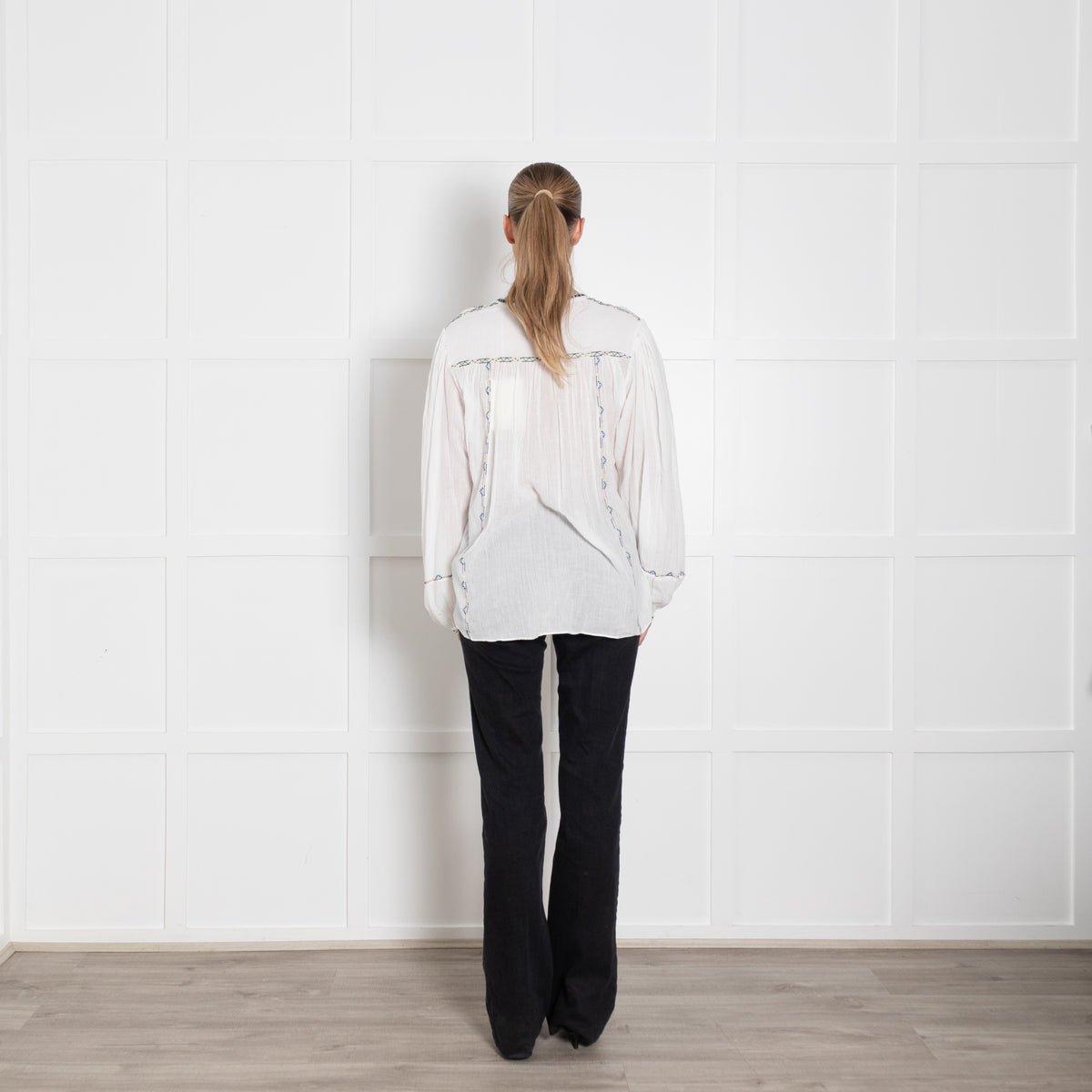 Isabel Marant Etoile Silekia White Blouse