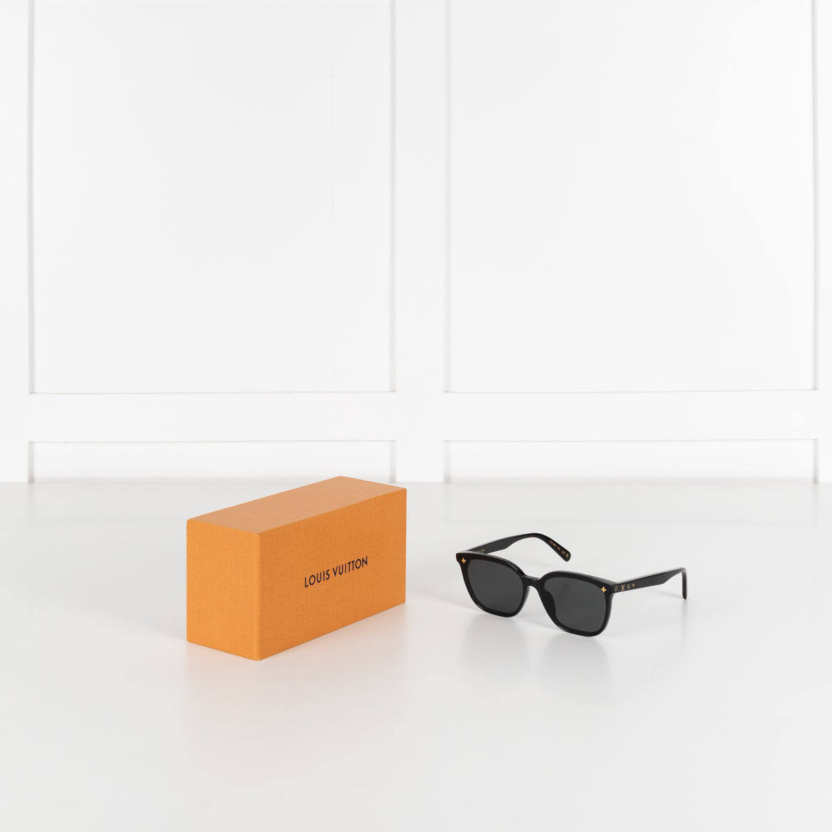 Louis Vuitton Black My Monogram Fame Rectangular Sunglasses