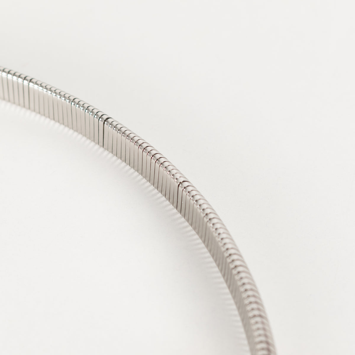 Sandro Silver Snake Chain Braided Detail Belt
