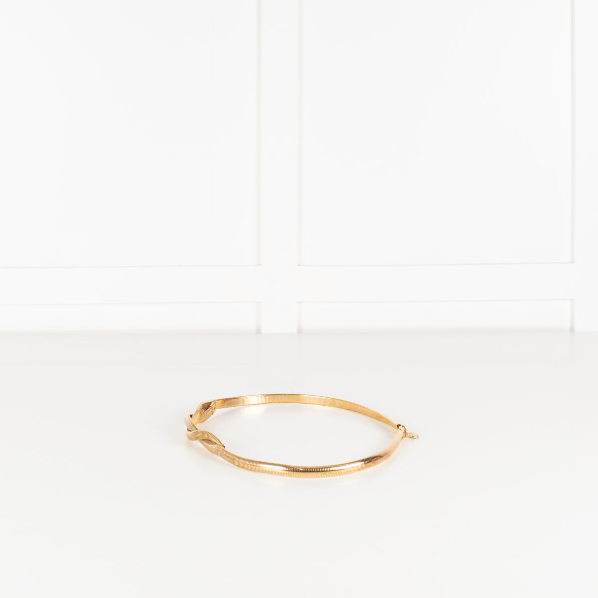 Sandro Gold Snake Chain Braided Detail Belt