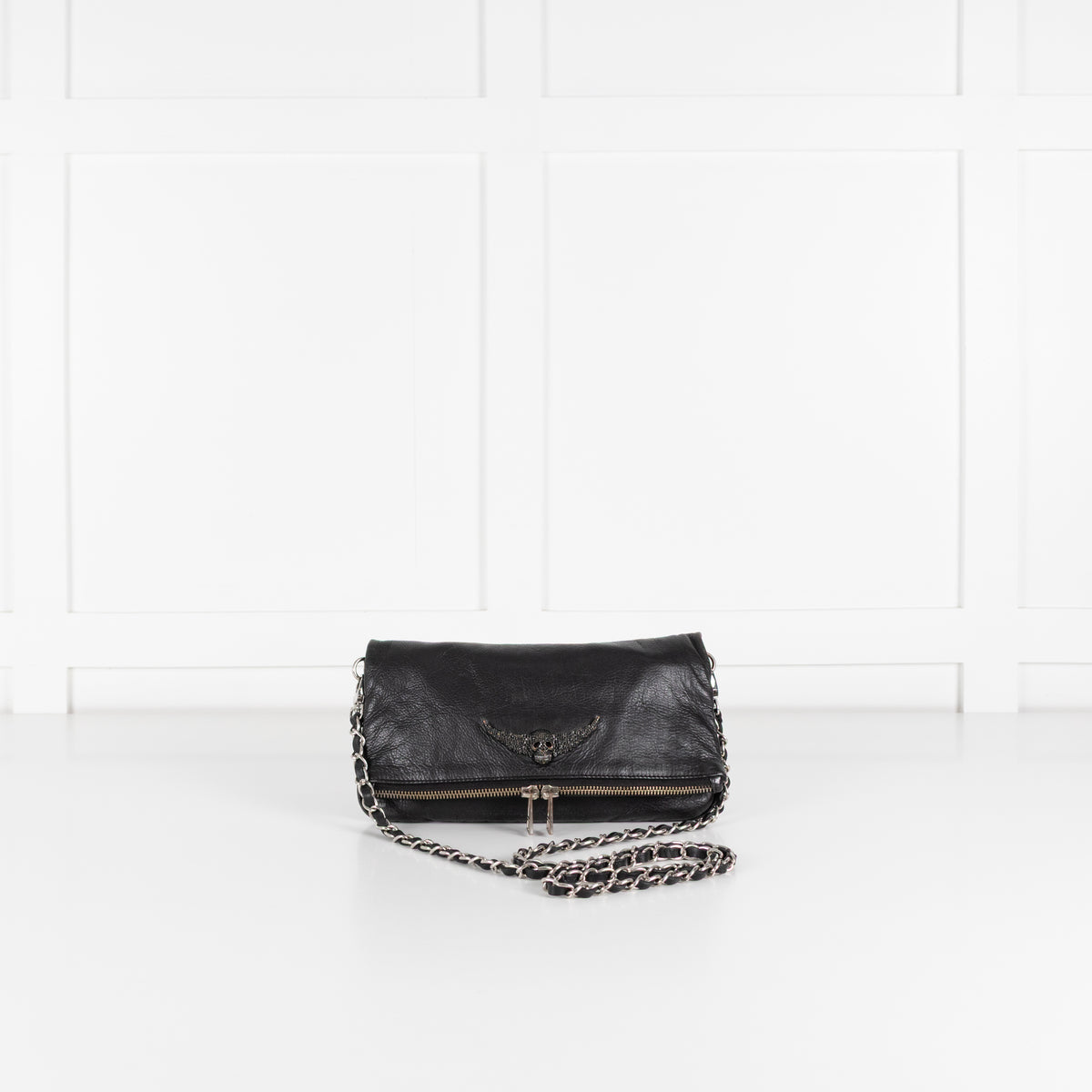 Zadig & Voltaire Preloved Black Leather Rock Crossbody