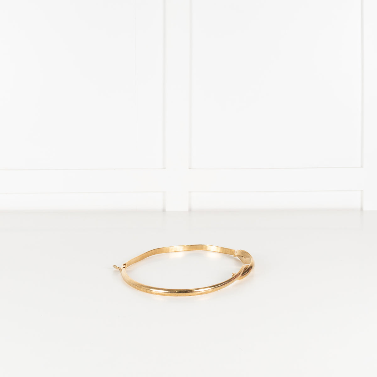 Sandro Gold Snake Chain Braided Detail Belt