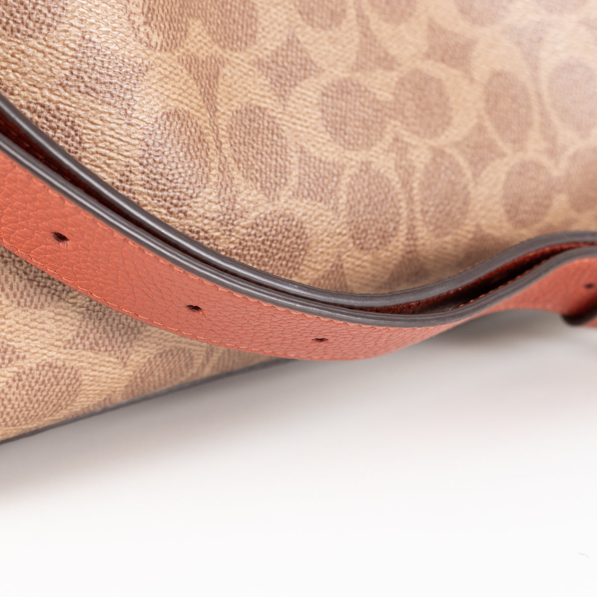 Coach Coated Canvas Logo Shoulder Bag with Multi Straps