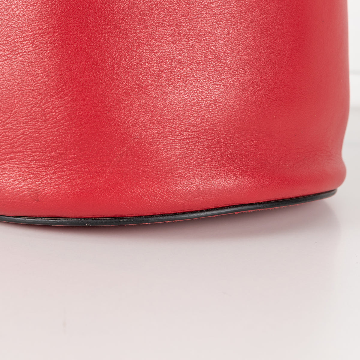 Byredo Red Leather Bucket Bag
