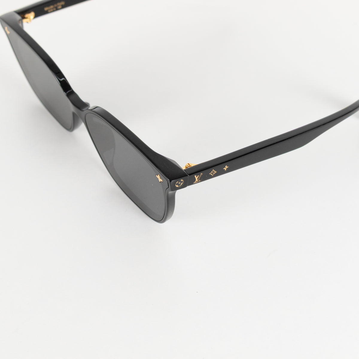 Louis Vuitton Black My Monogram Fame Rectangular Sunglasses