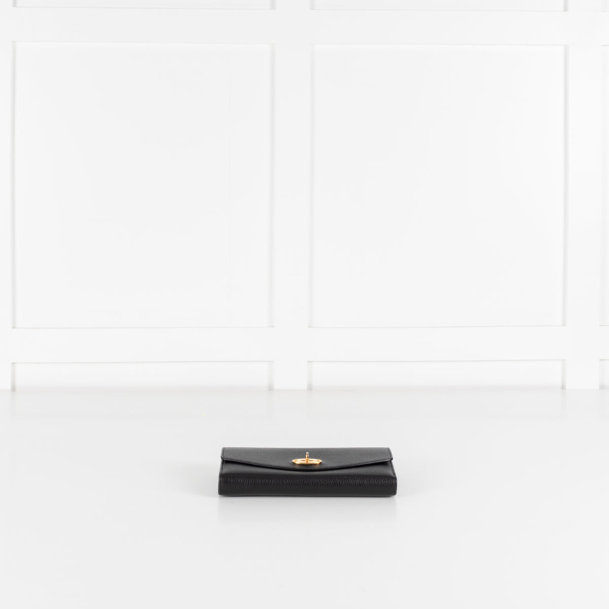 Mulberry Black Small Grain Darley Wallet