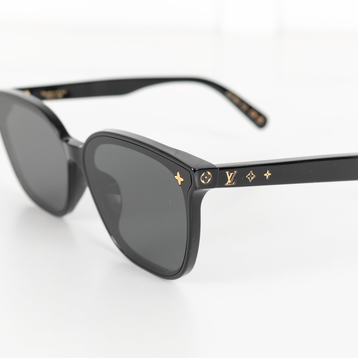 Louis Vuitton Black My Monogram Fame Rectangular Sunglasses