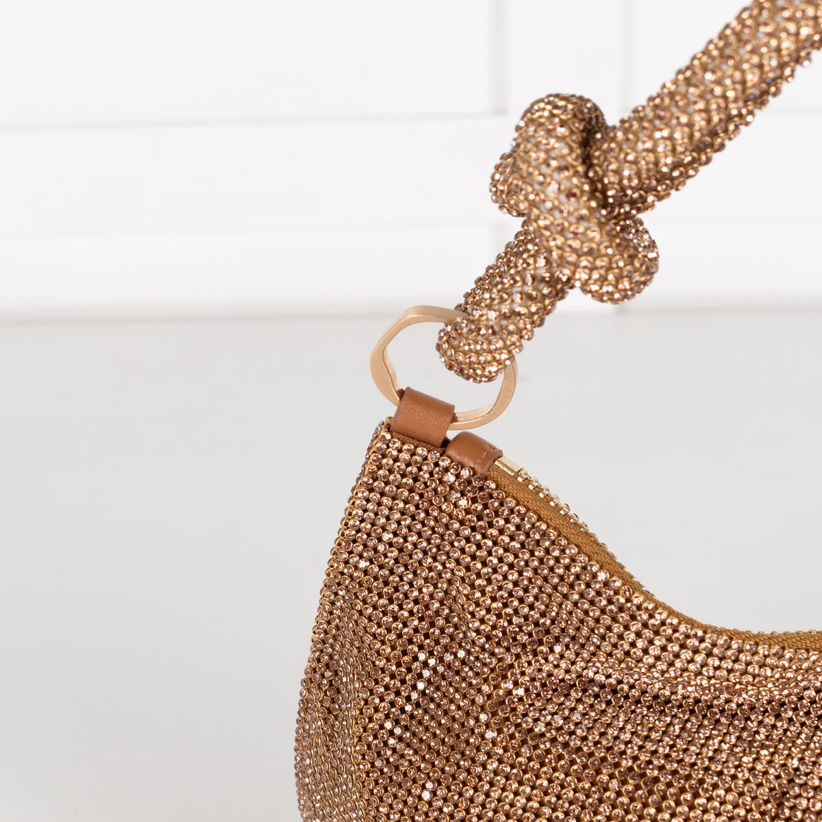Cult Gaia Champagne Hera Nano Handbag