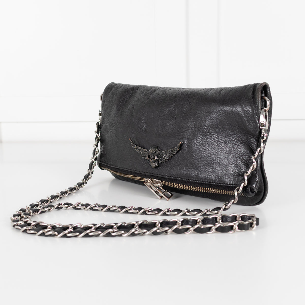 Zadig & Voltaire Preloved Black Leather Rock Crossbody