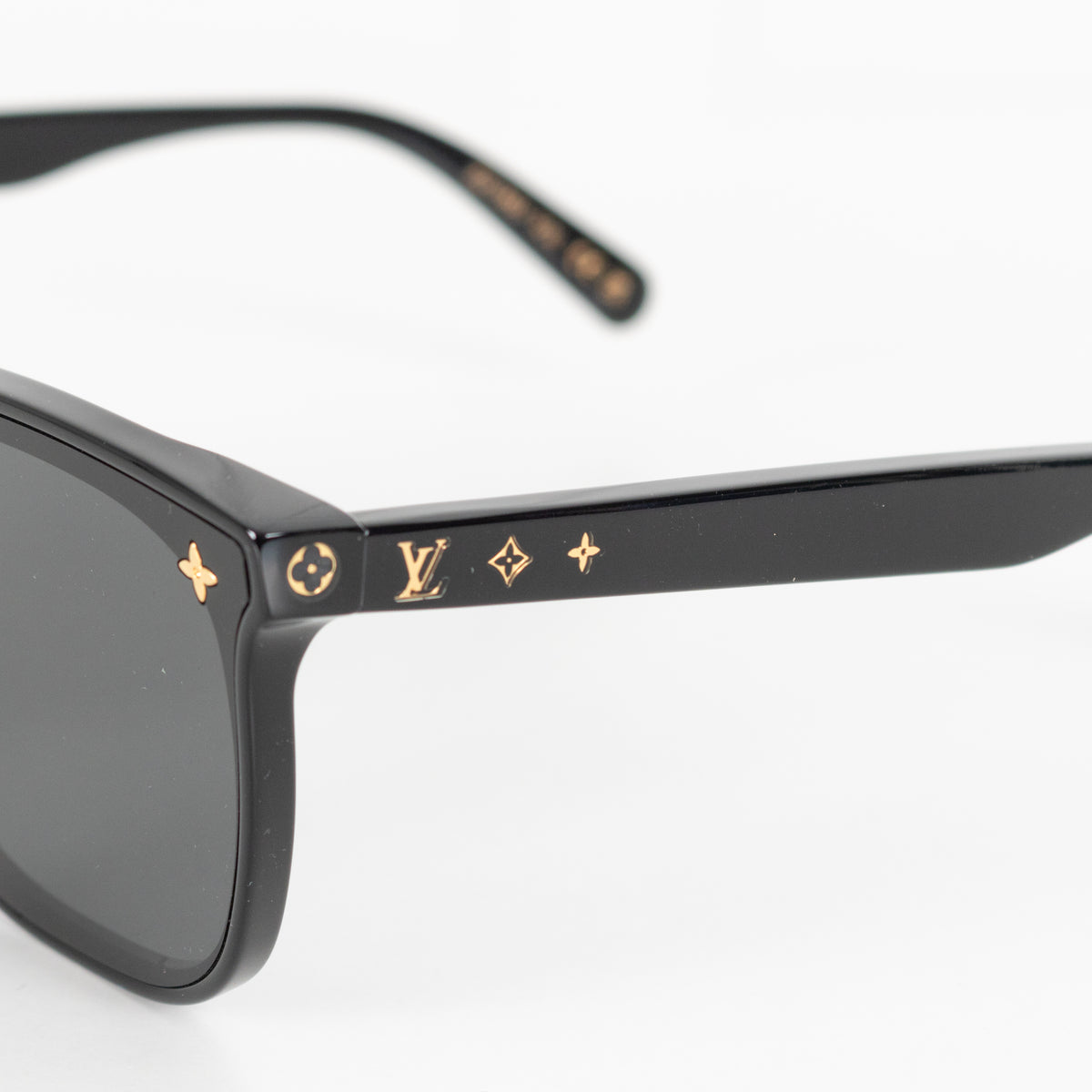 Louis Vuitton Black My Monogram Fame Rectangular Sunglasses