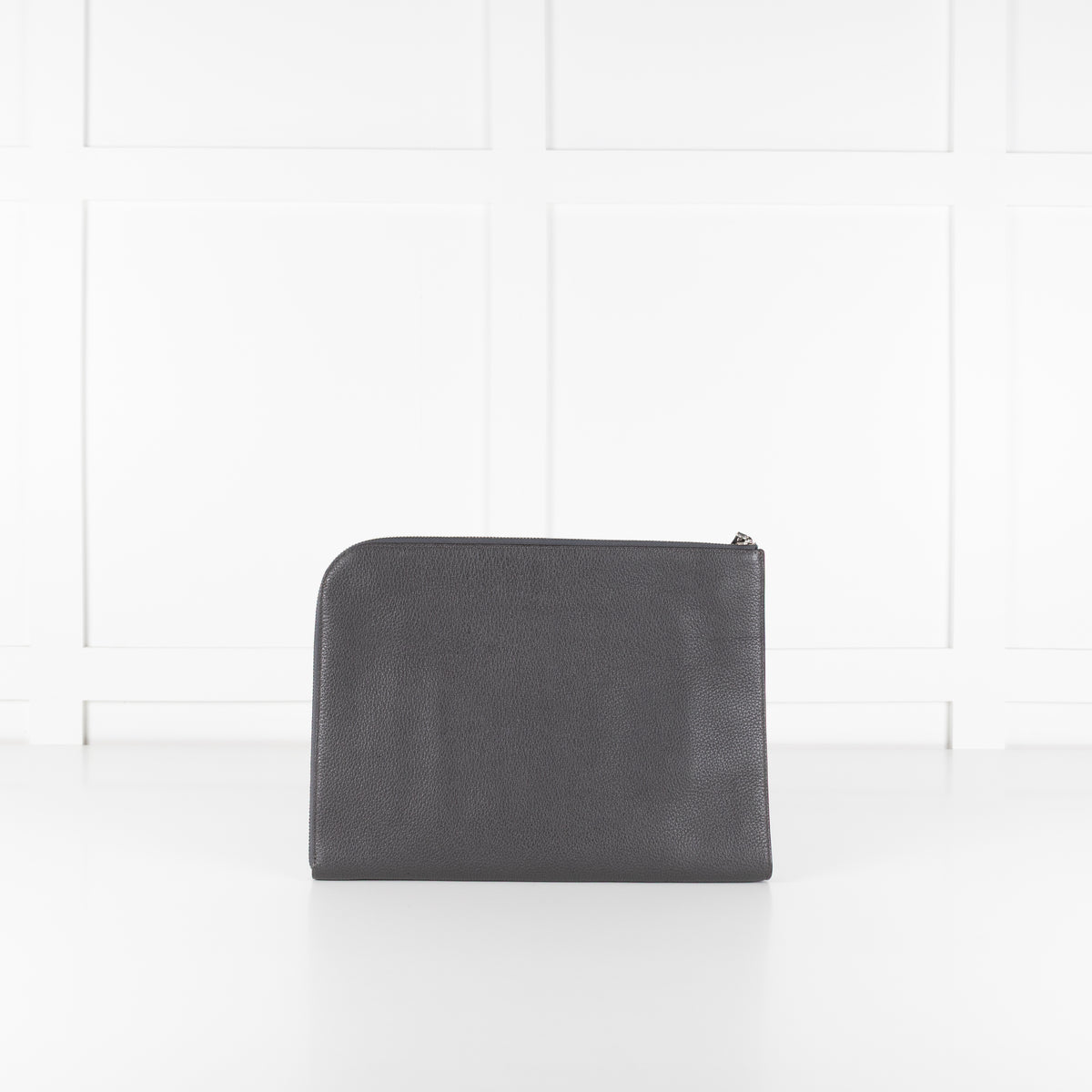 Anya Hindmarch Dark Grey Smiley Face Travel Pouch