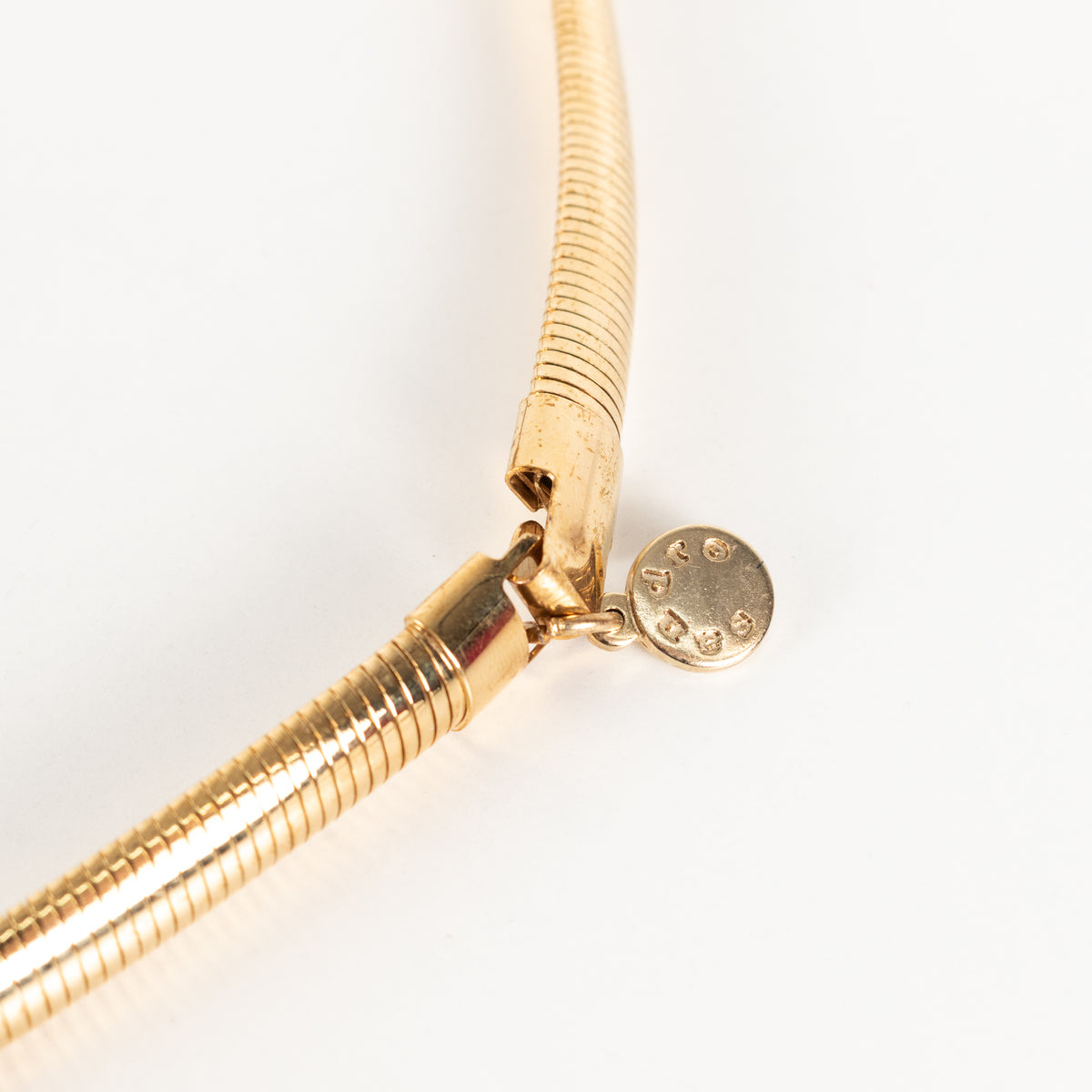 Sandro Gold Snake Chain Braided Detail Belt