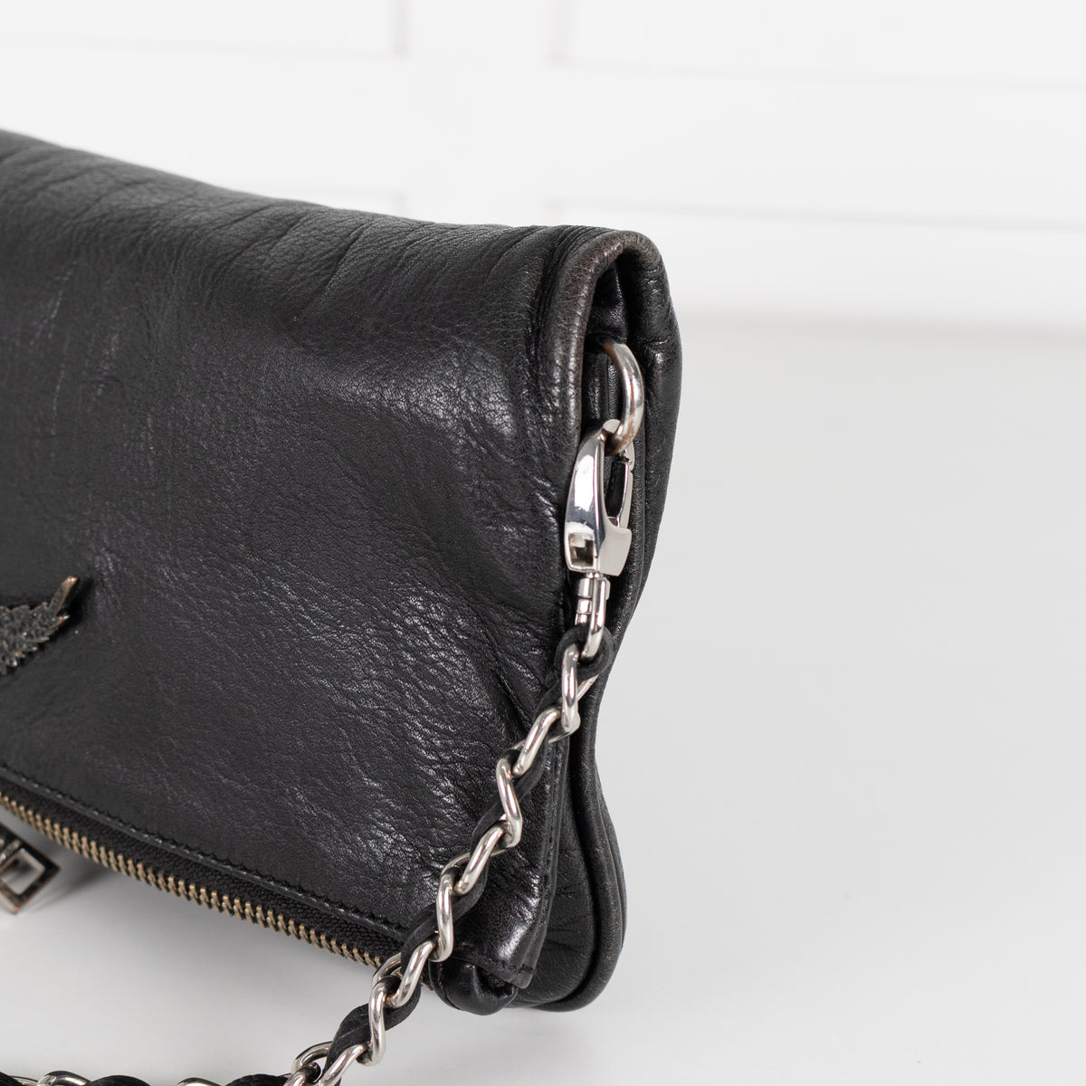 Zadig & Voltaire Preloved Black Leather Rock Crossbody