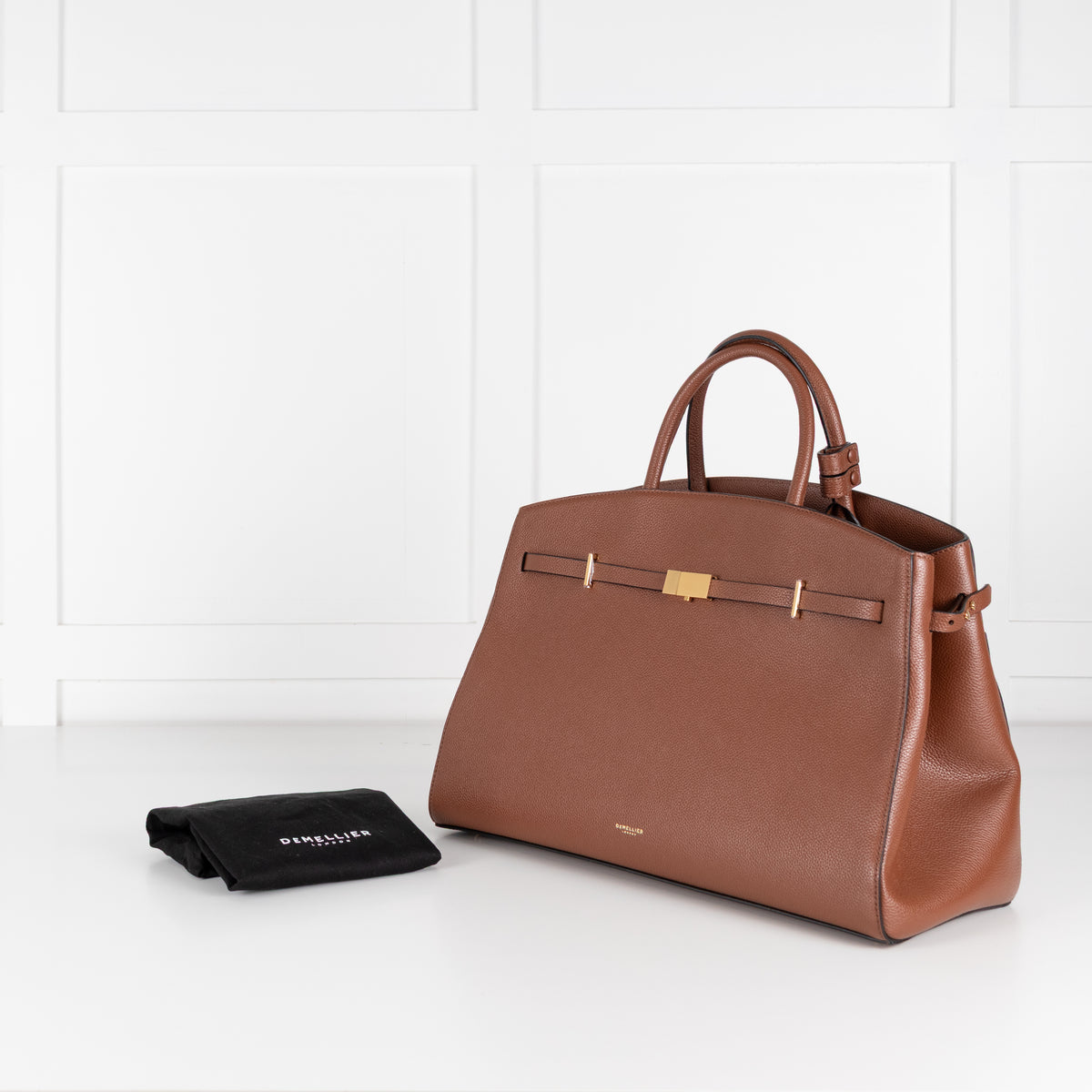DeMellier The Hudson Brown Tan Tote