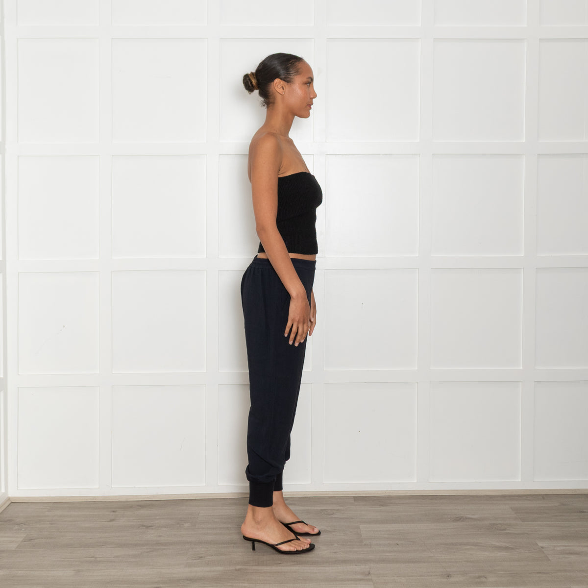 Stella Mccartney Navy Blue Tapered Trousers