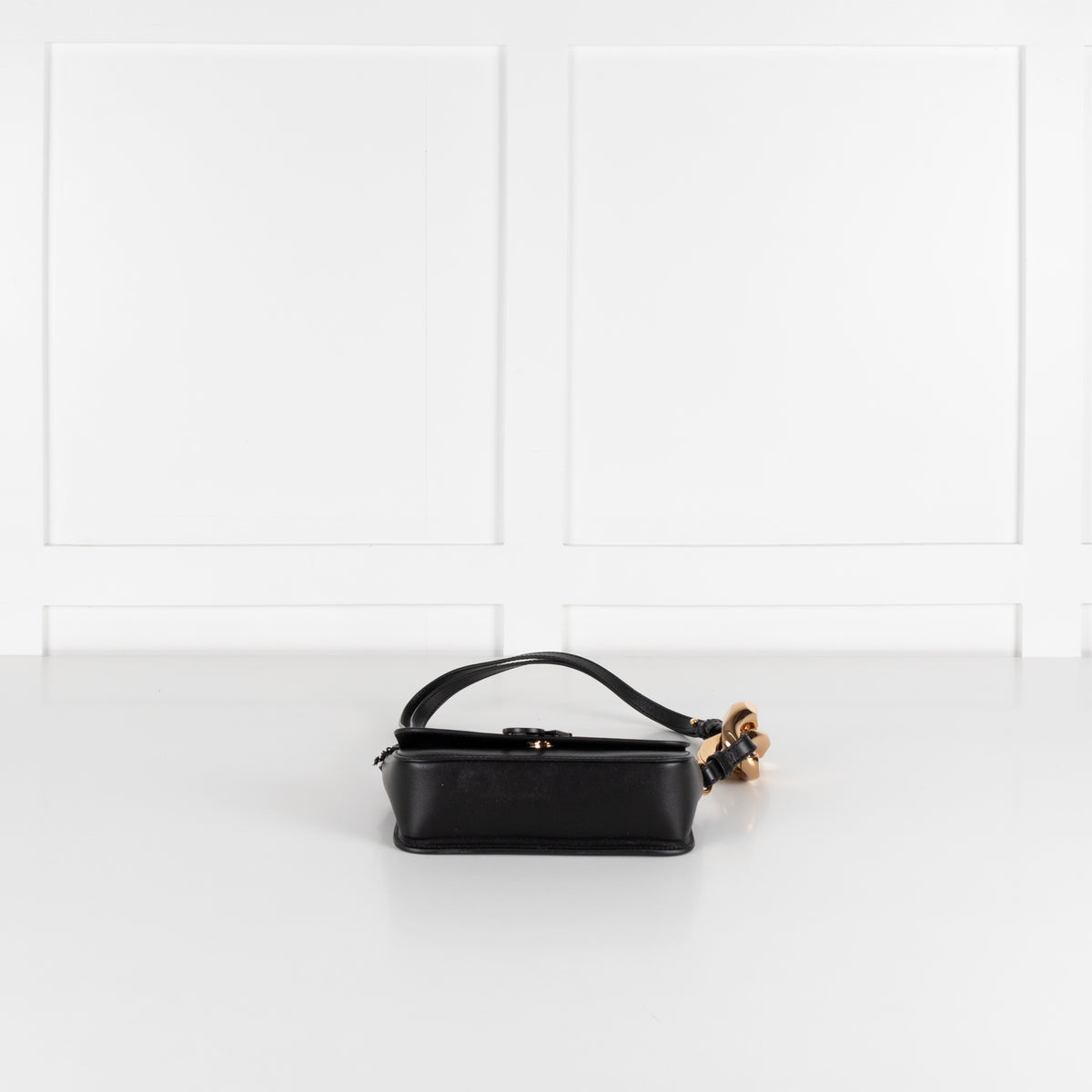 JW Anderson Black Chain Baguette Anchor Bag