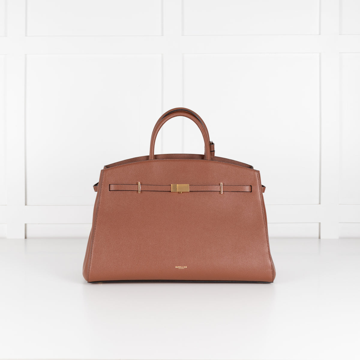 DeMellier The Hudson Brown Tan Tote