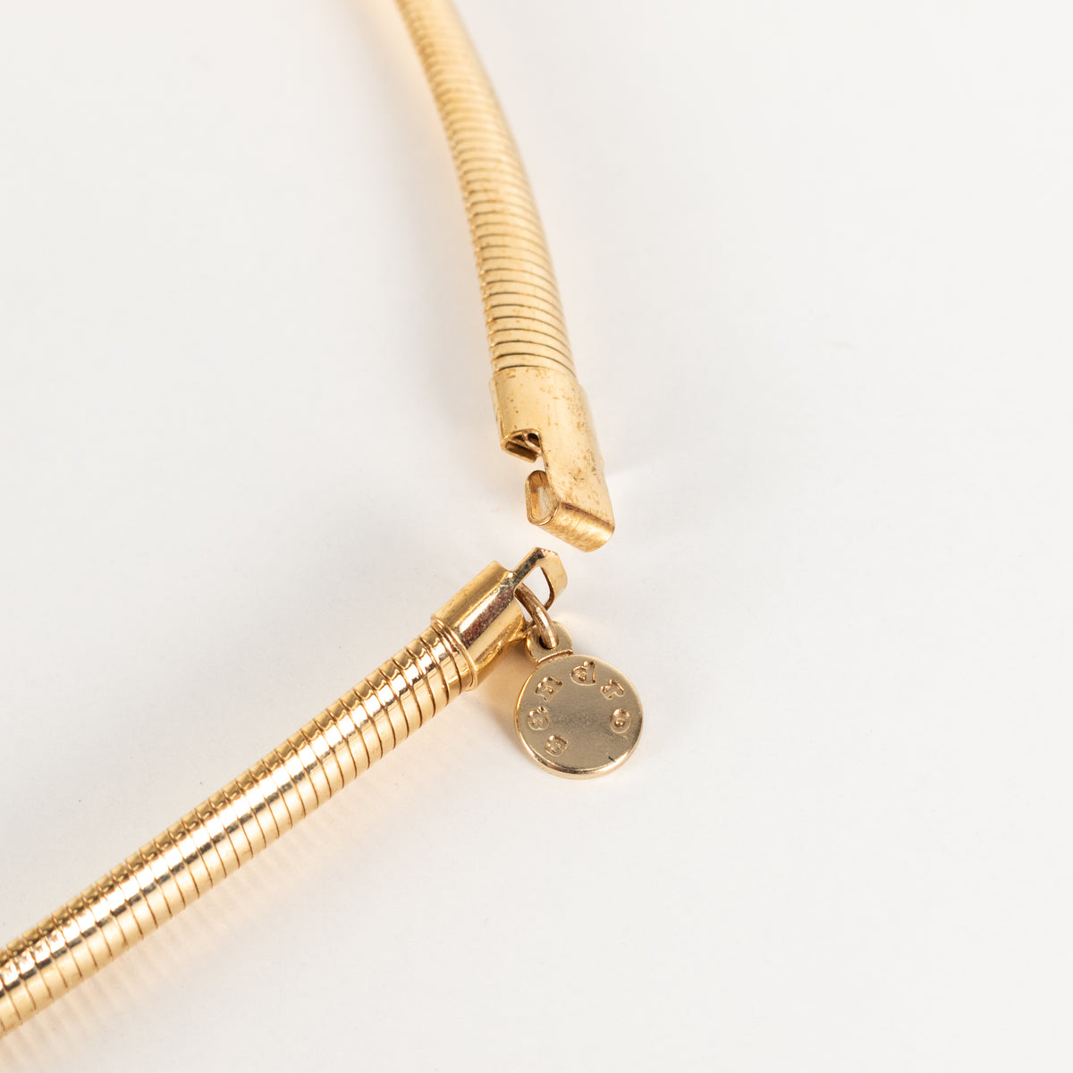Sandro Gold Snake Chain Braided Detail Belt