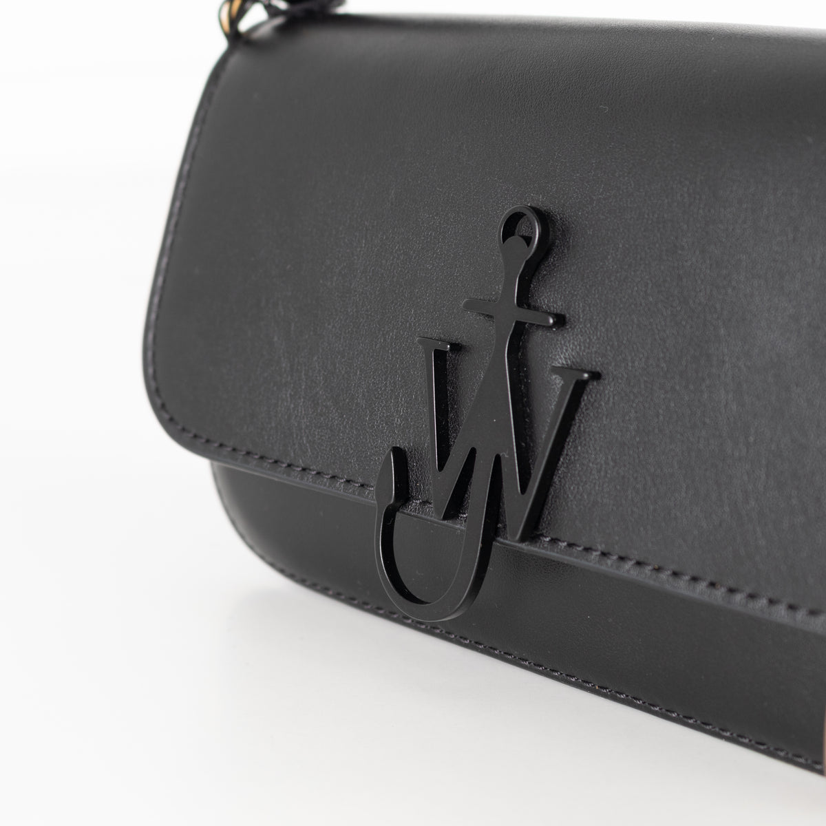 JW Anderson Black Chain Baguette Anchor Bag