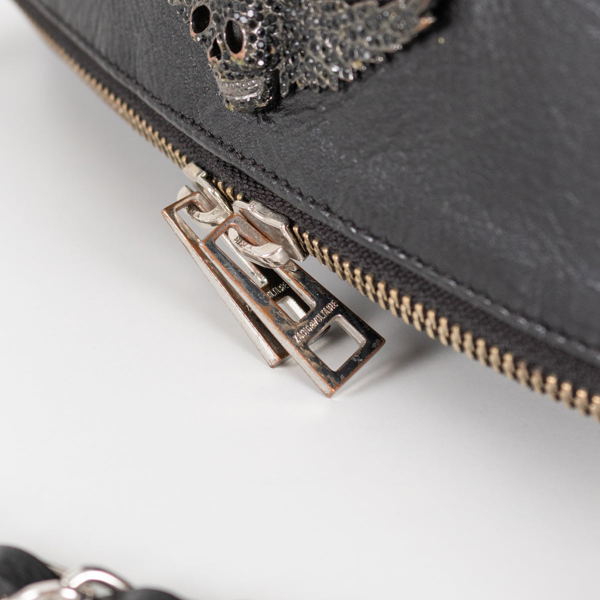 Zadig & Voltaire Preloved Black Leather Rock Crossbody
