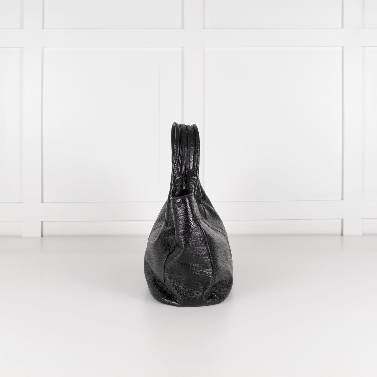 Tod's Black Media Top Handle Tote