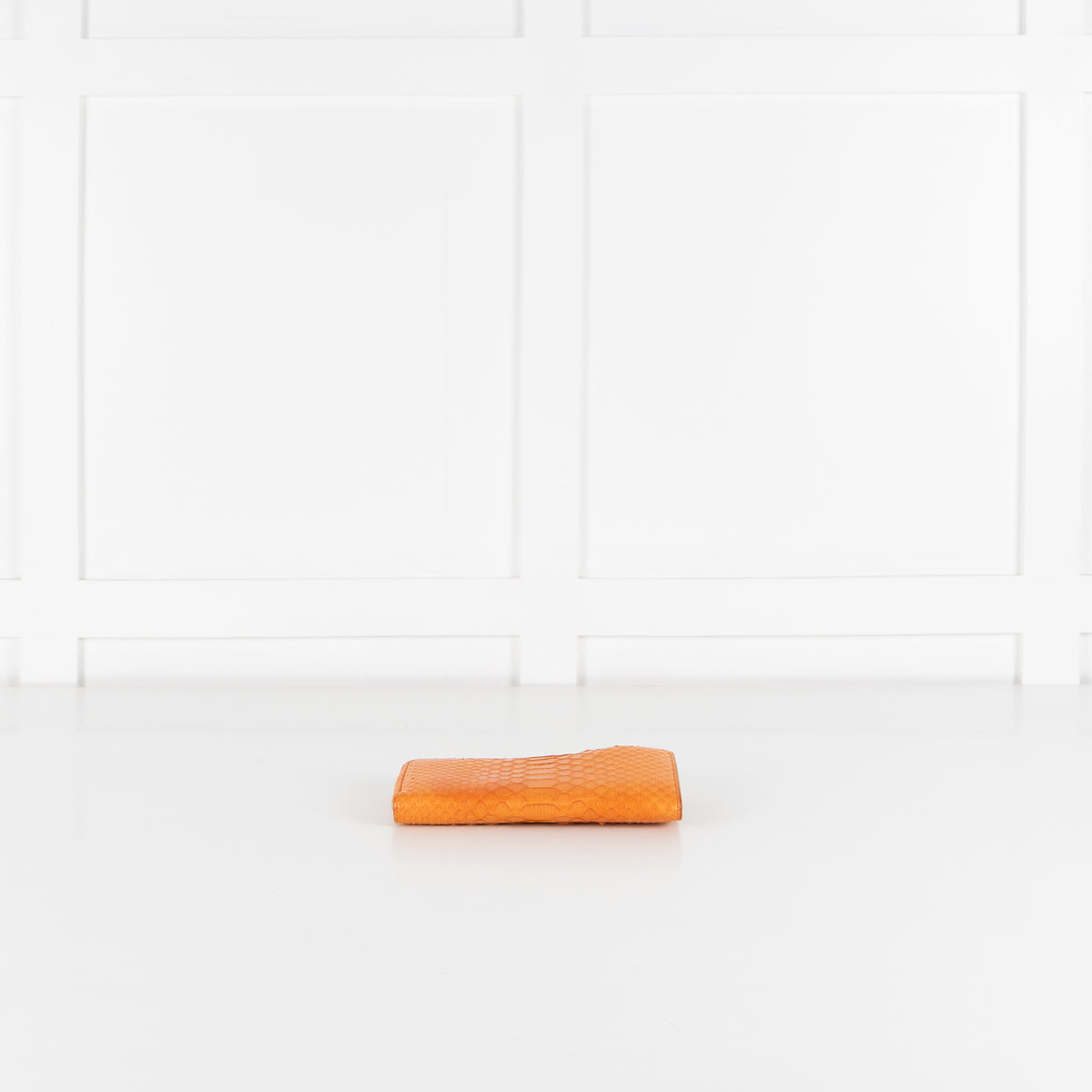Smythson Orange Long Wallet