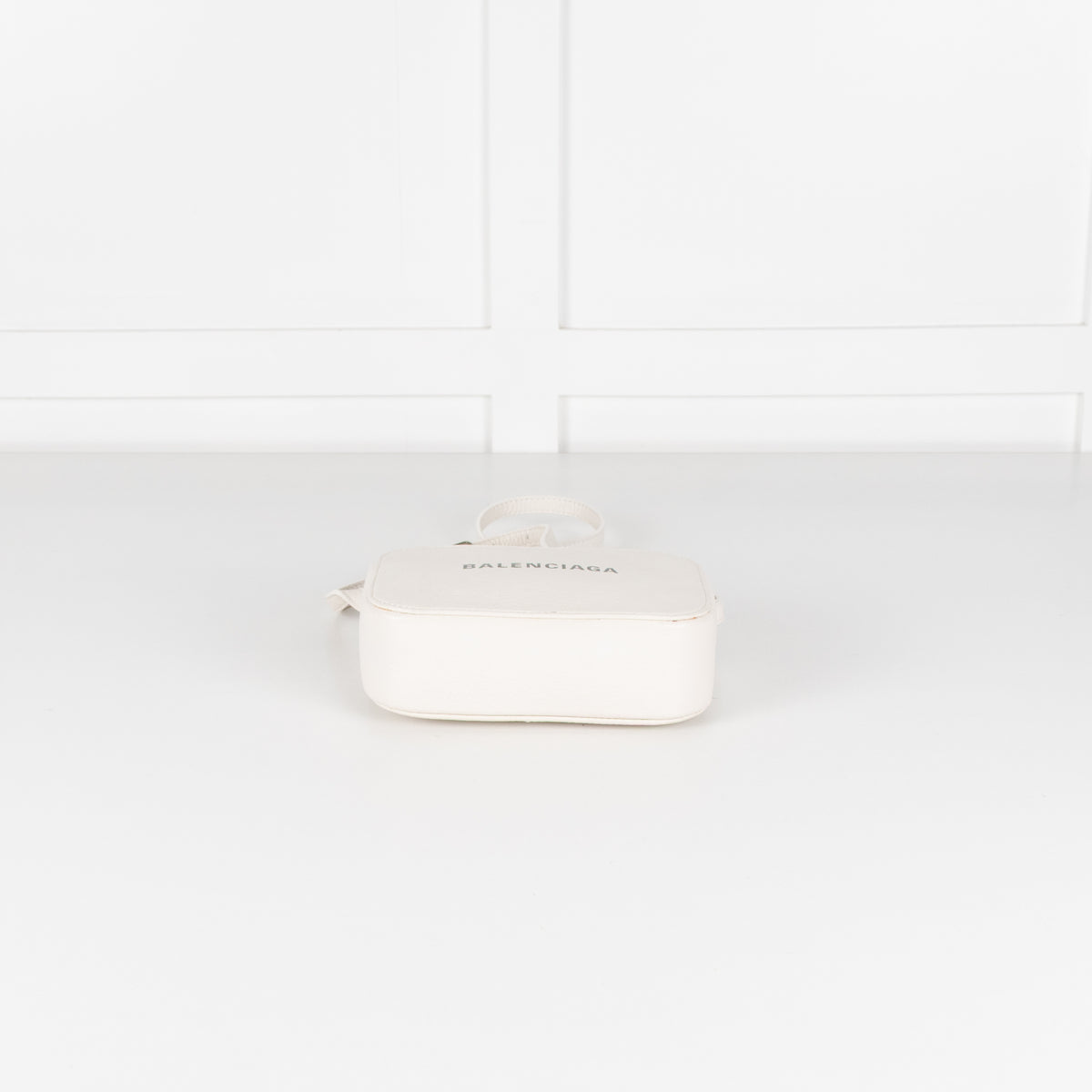 Balenciaga White Logo Cassette Crossbody