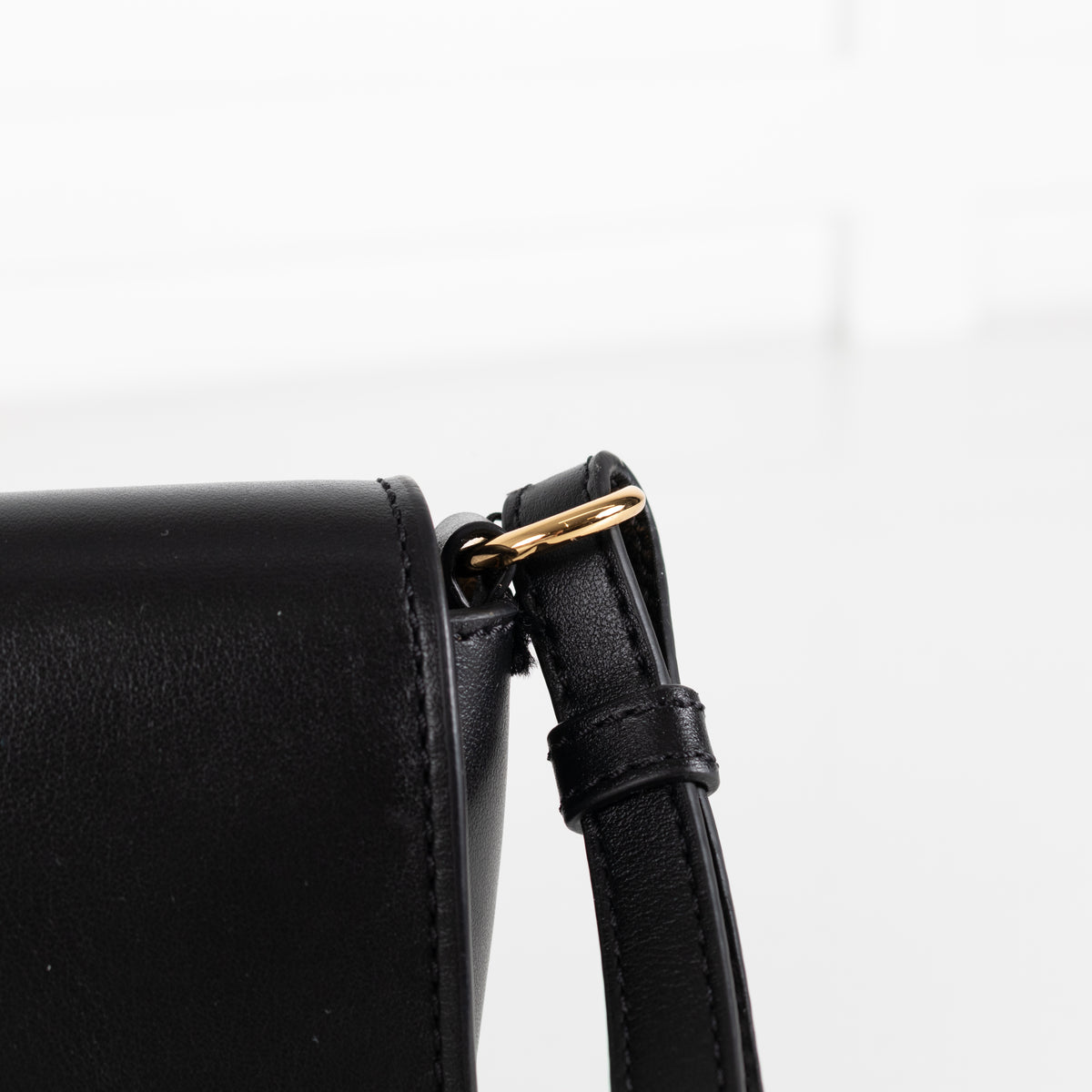 JW Anderson Black Chain Baguette Anchor Bag
