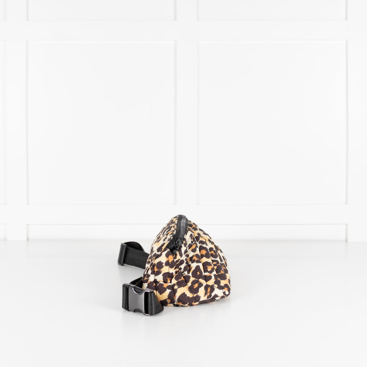 Essentiel Antwerp Brown Black Animal Print Belt Bag