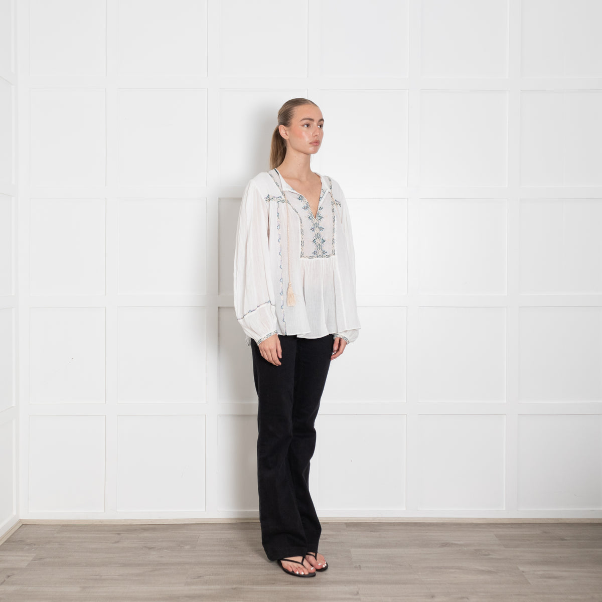 Isabel Marant Etoile Silekia White Blouse
