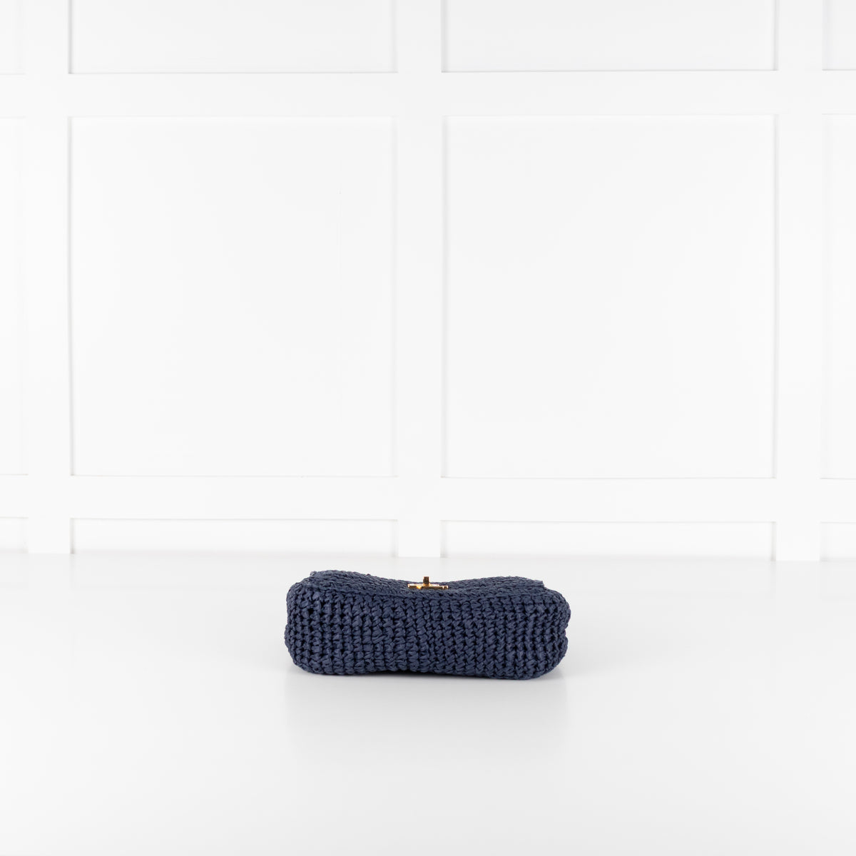 Lauren by Ralph Lauren Navy Raffia Crossbody