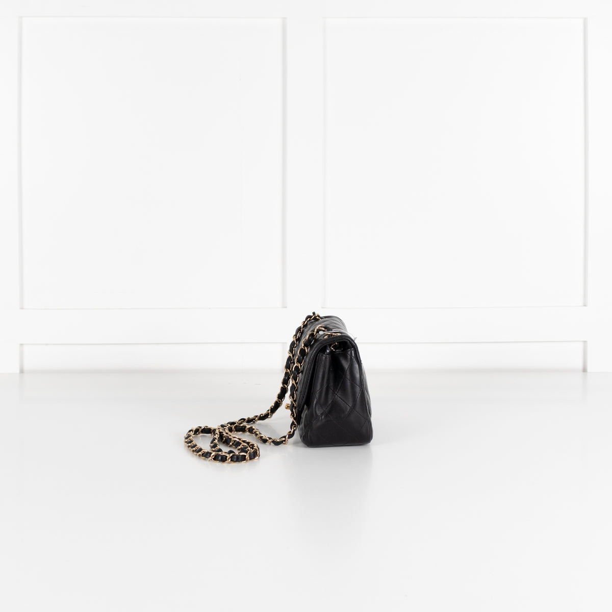 Chanel Mini Matelasse Black Lambskin Series 29 Bag